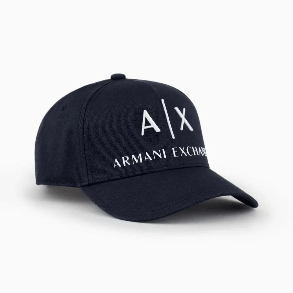 ARMANI EXCHANGE Cotton Baseball Cap Men - Navy - Accessories