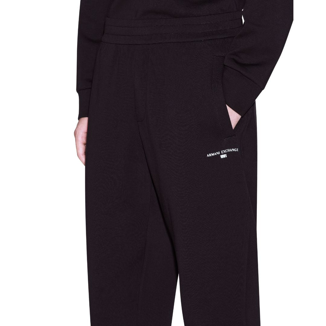 Armani Exchange Cotton Blend Jogger Sweatpants Men XM000978-BLK