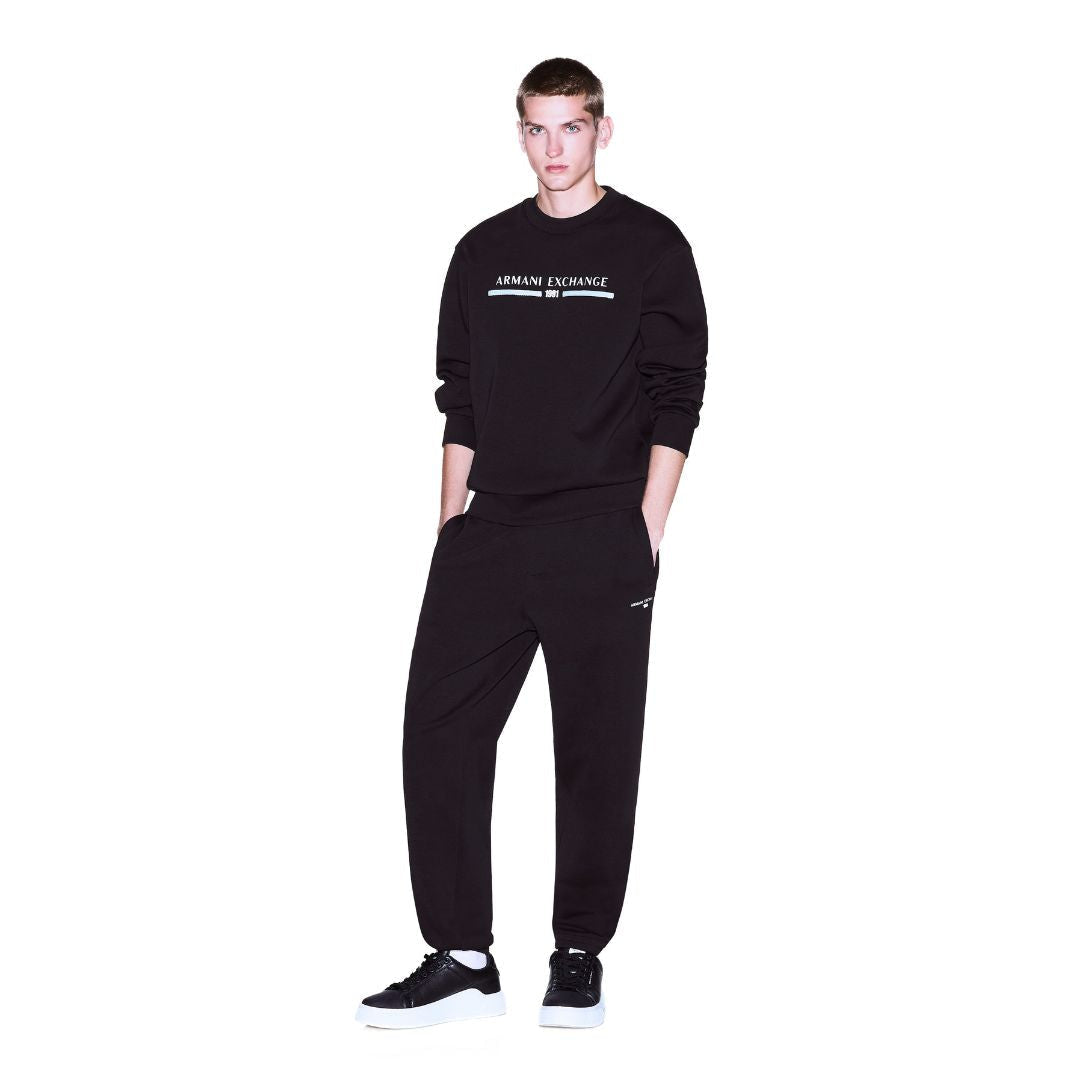 Armani Exchange Cotton Blend Jogger Sweatpants Men XM000978-BLK