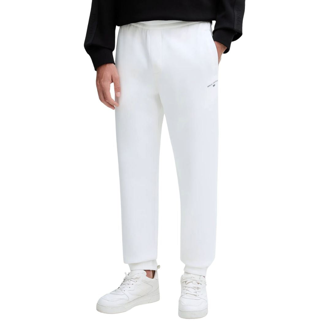 Armani Exchange Cotton Blend Jogger Sweatpants Men XM000978-WHT