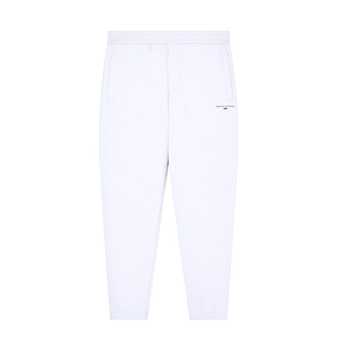 Armani Exchange Cotton Blend Jogger Sweatpants Men XM000978-WHT - White / S
