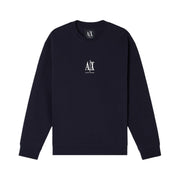 Armani Exchange Crewneck Sweatshirt With Embroidered Logo XM000368AF10818UB101-NVY - Navy / XS