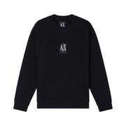 Armani Exchange Crewneck Sweatshirt With Embroidered Logo XM000368AF10818UC001-BLK - Black / XS