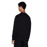 Armani Exchange Crewneck Sweatshirt With Embroidered Logo XM000368AF10818UC001-BLK
