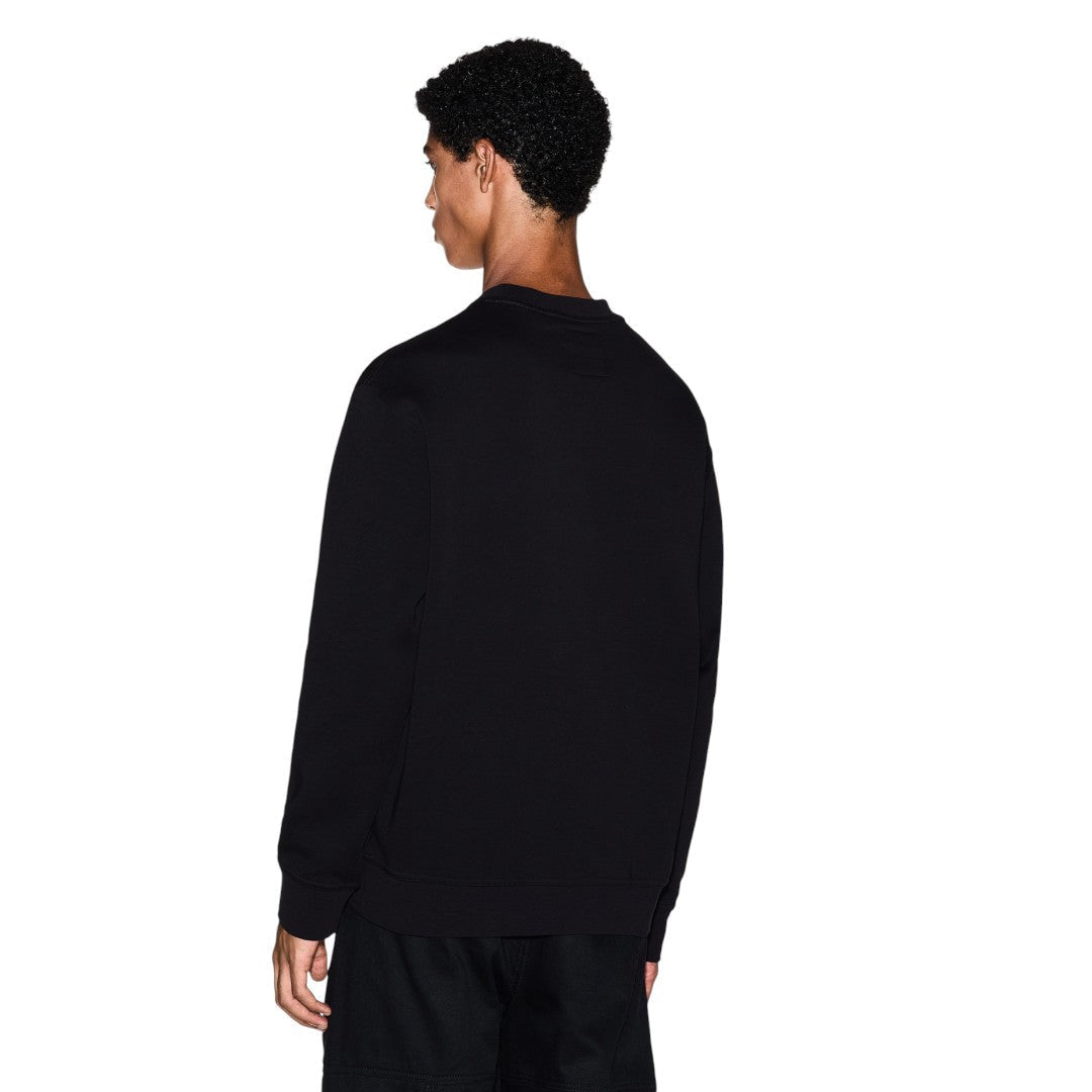 Armani Exchange Crewneck Sweatshirt With Embroidered Logo XM000368AF10818UC001-BLK