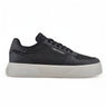 ARMANI EXCHANGE Fabric Allover Logo Sneakers XUX196-BLK - Black / 40