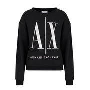 Armani Exchange French Terry Icon Project sweatshirt 8NYM02YJ68Z- BLK - Black / XS