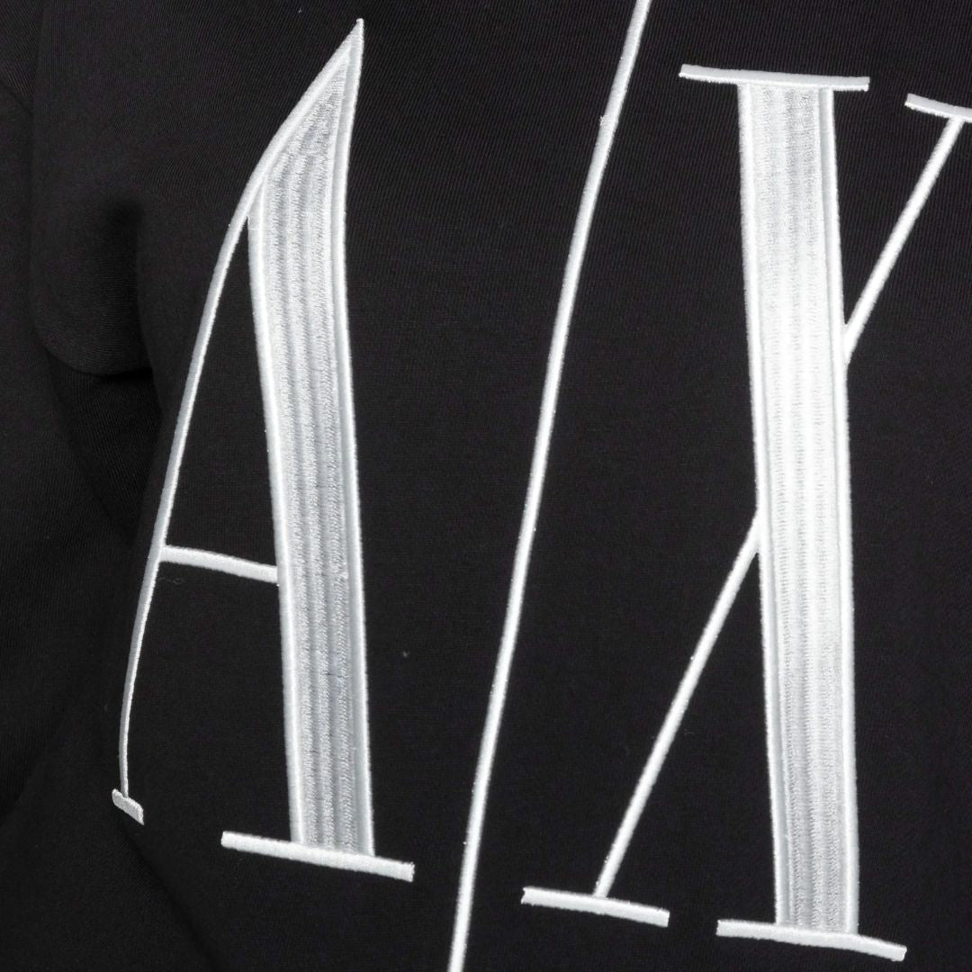 Armani Exchange French Terry Icon Project sweatshirt 8NYM02YJ68Z- BLK