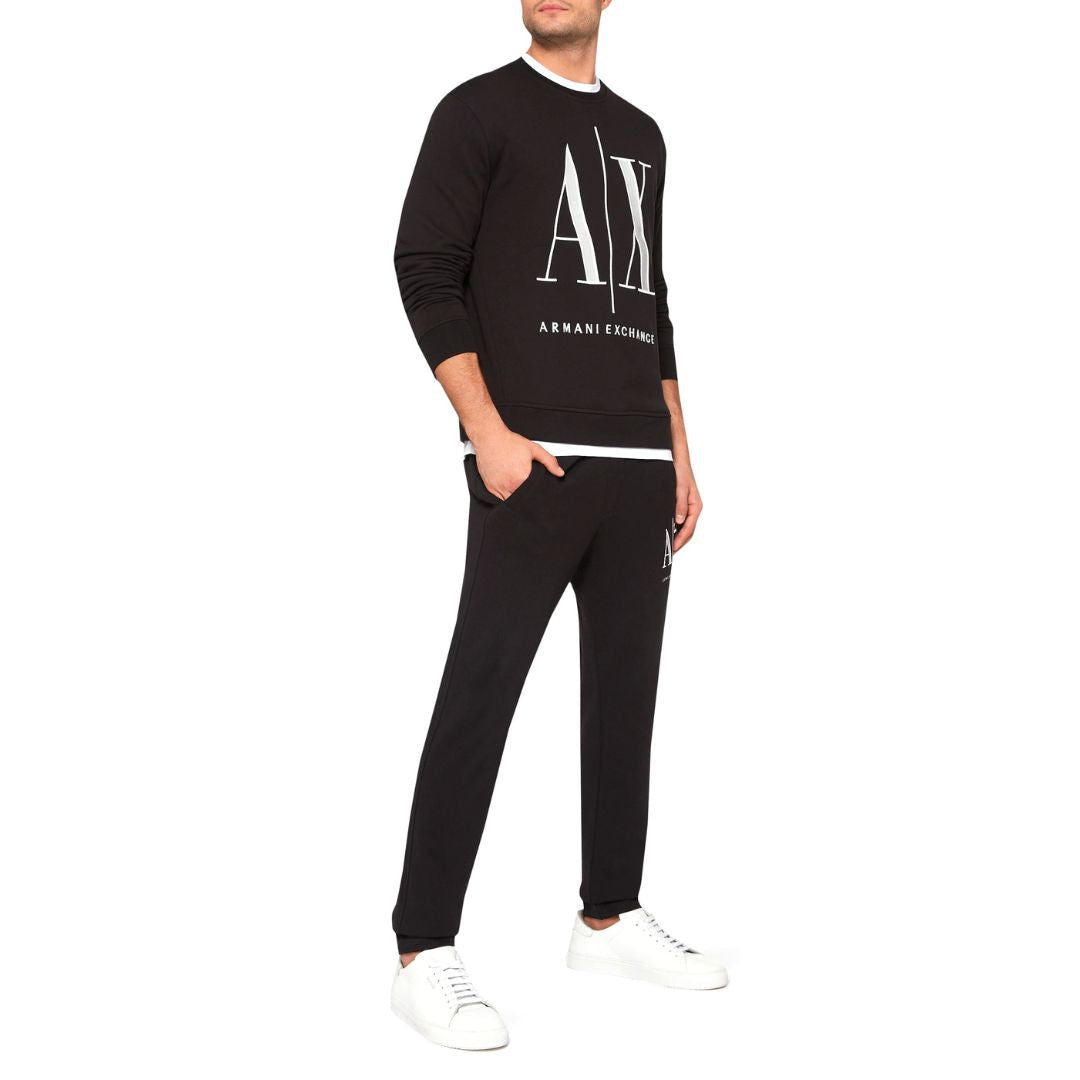 Armani Exchange French Terry Icon Project sweatshirt 8NYM02YJ68Z- BLK