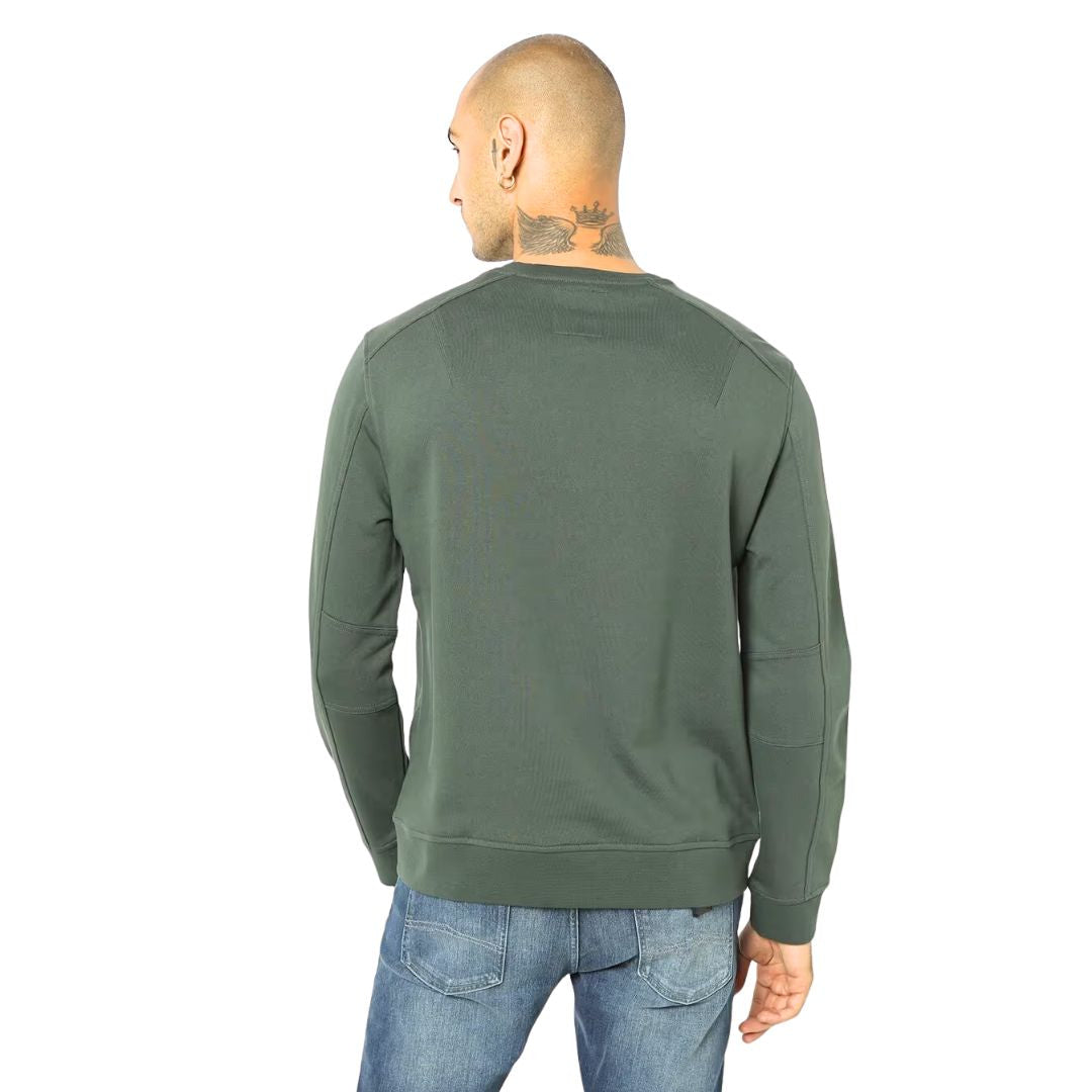 Armani Exchange French Terry Icon Project Sweatshirt 8NZMPAZJ1ZZ14BV- GRN