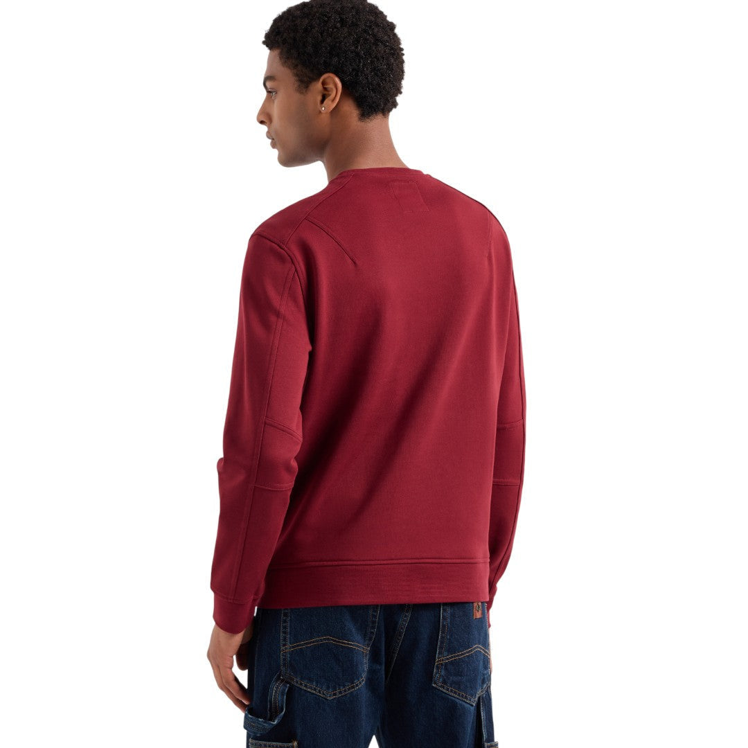 Armani Exchange French Terry Icon Project Sweatshirt 8NZMPAZJ1ZZ14BV- RED