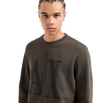 Armani Exchange French Terry Icon Project Sweatshirt 8NZMPAZJ1ZZ1832-OLV