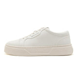 ARMANI EXCHANGE Hammered Leather Sneakers XUX195-WHT