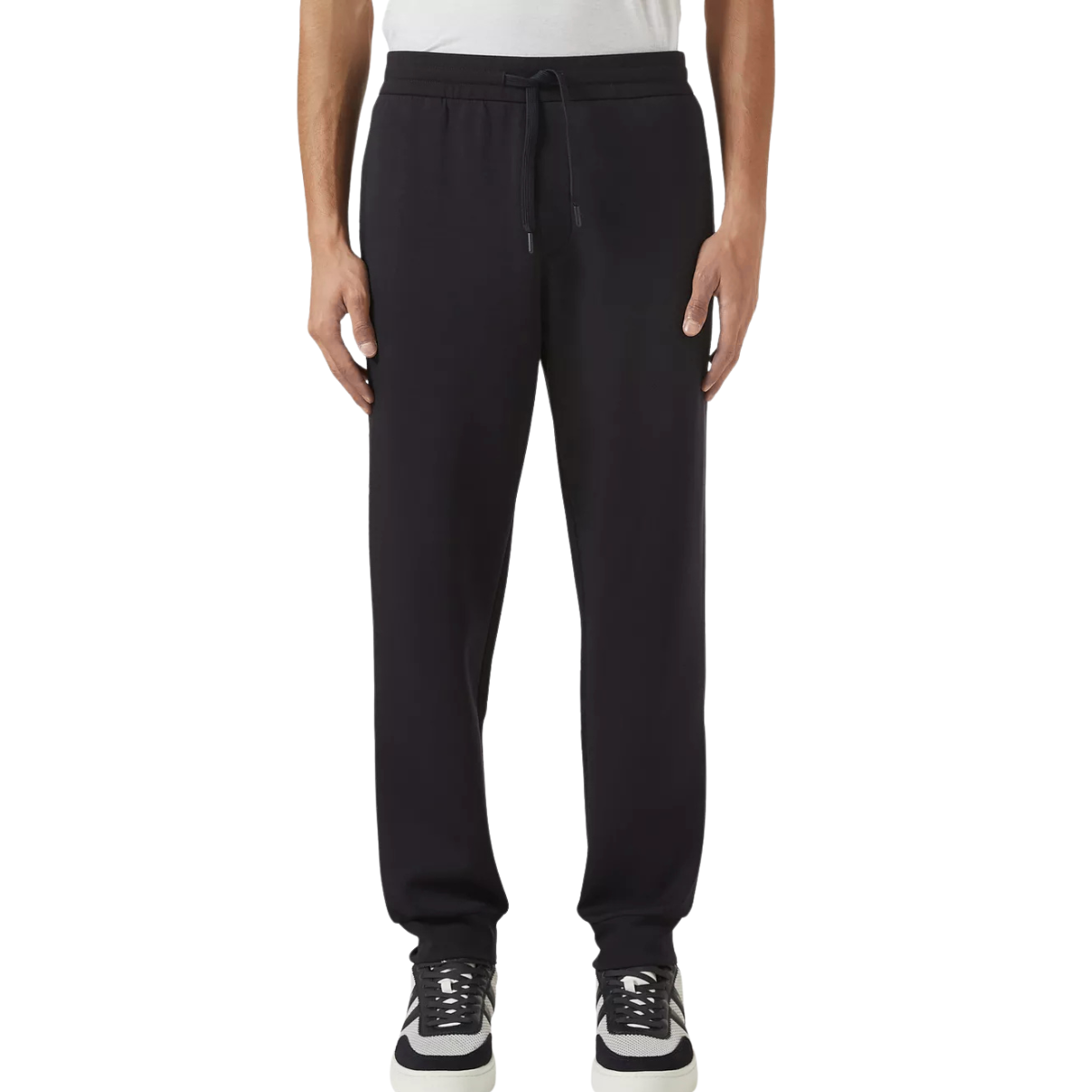 ARMANI Exchange Icon Jersey Track Pants for Men –BLK - Black / M