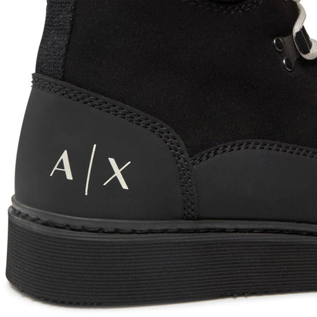 ARMANI EXCHANGE Lace-Up Boots Mens XV778-BLK