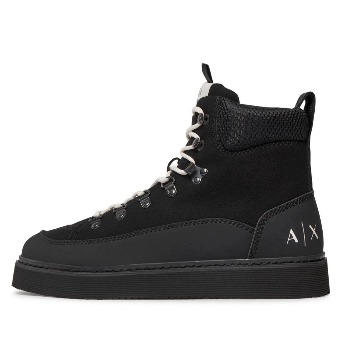 ARMANI EXCHANGE Lace-Up Boots Mens XV778-BLK