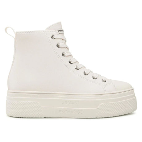 ARMANI EXCHANGE Lace-Up Boots Womens XDZ021-OFFWHT - Off White / 37