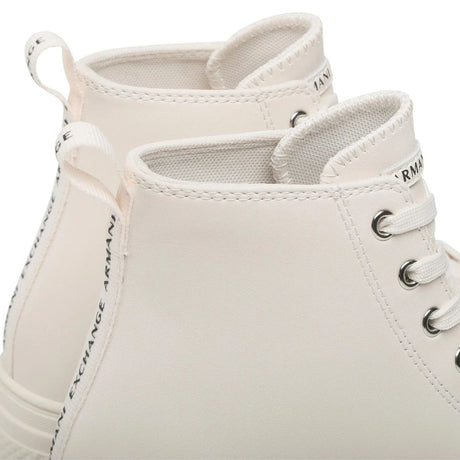 ARMANI EXCHANGE Lace-Up Boots Womens XDZ021-OFFWHT - Off White / 37