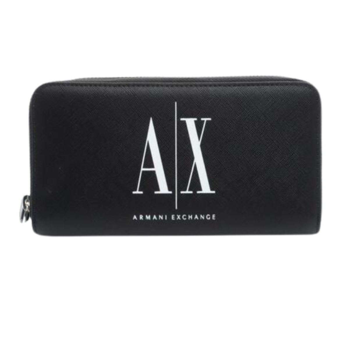 ARMANI Armani Exchange leather zip round Wallet Men - BLK - Black