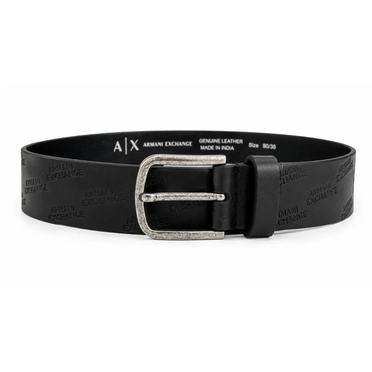 Armani Exchange Logo Golf Belt Men - BLK