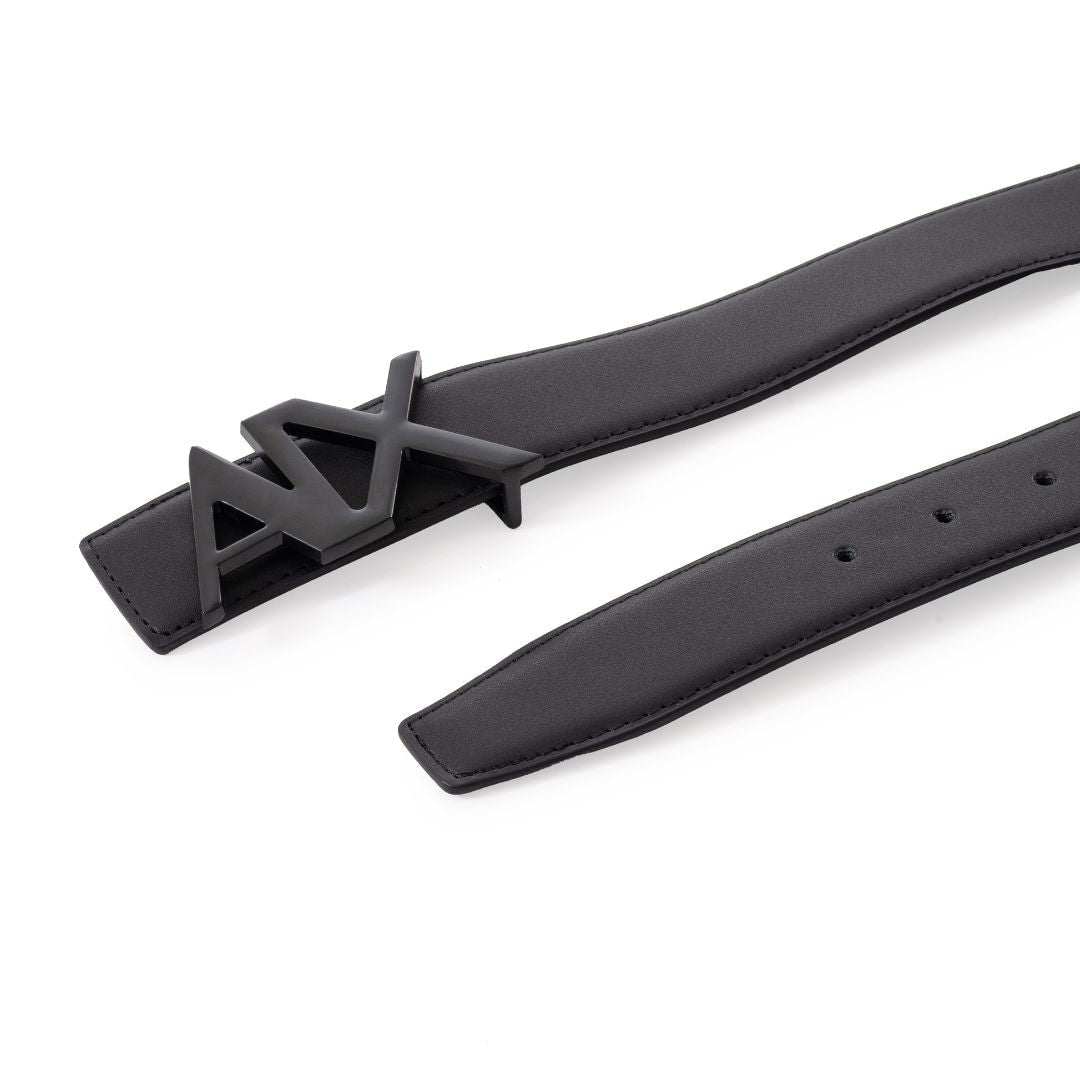 Armani Exchange Logo Golf Belt Men - BLKBLK