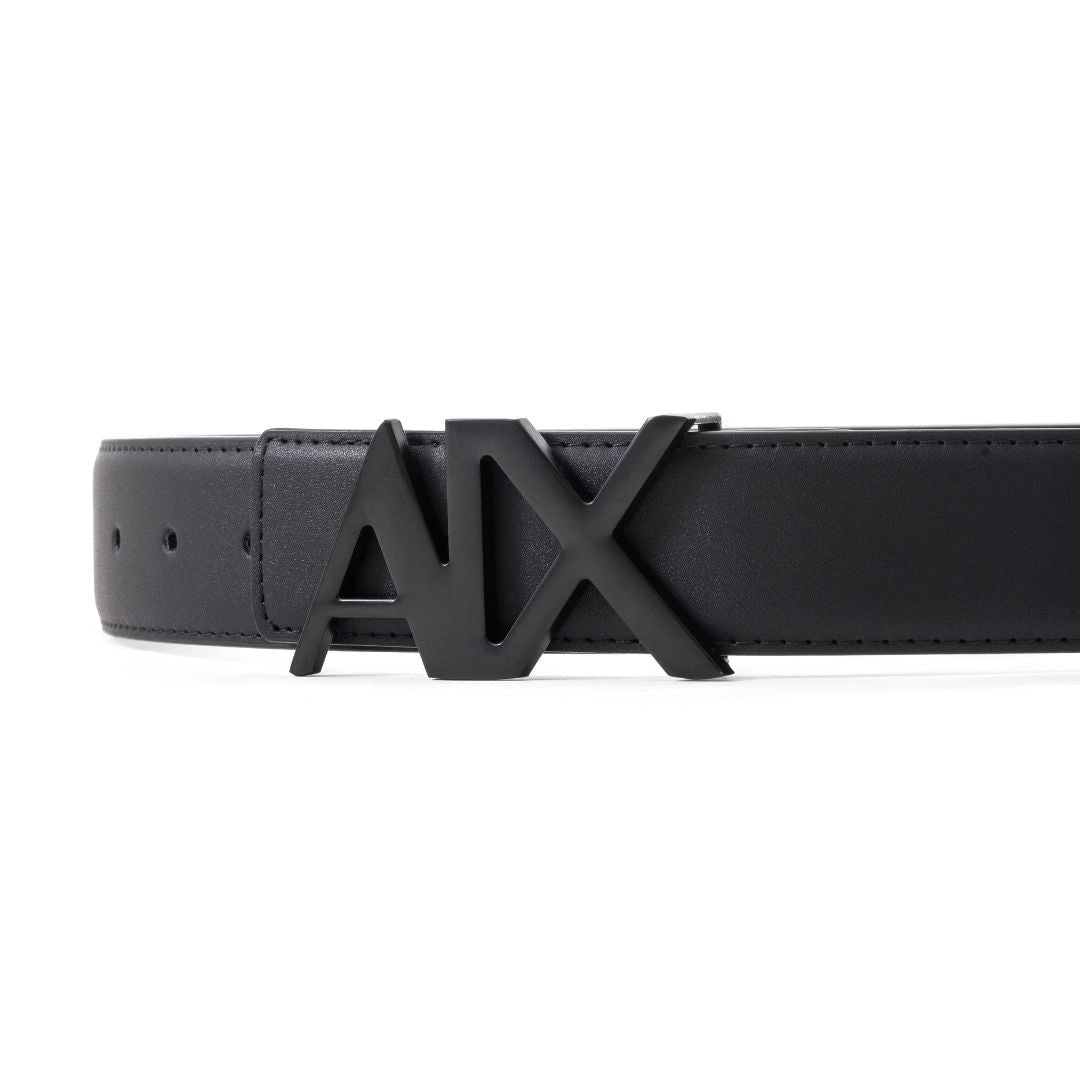 Armani Exchange Logo Golf Belt Men - BLKBLK