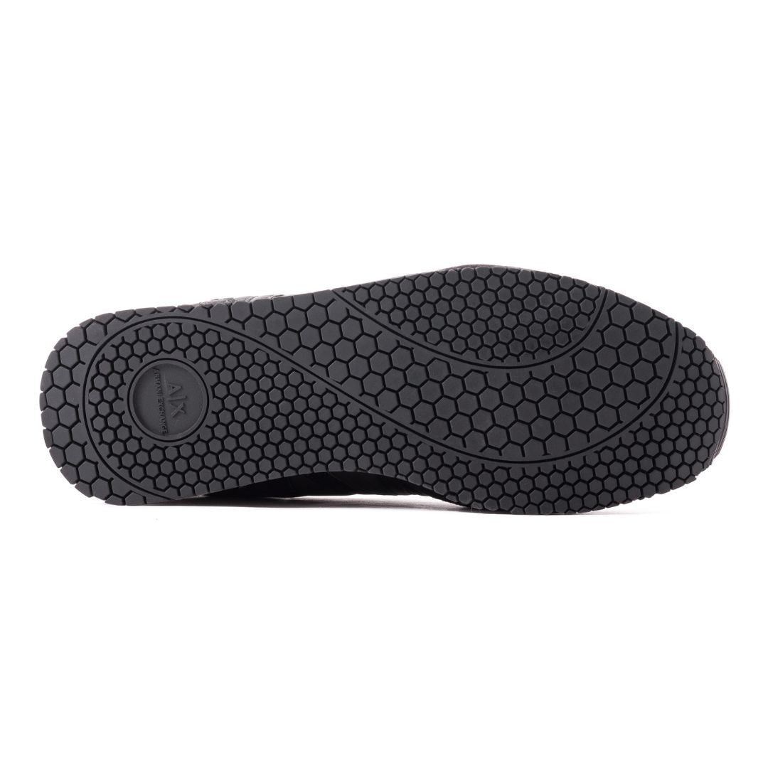 ARMANI EXCHANGE Logo Lace-Up XUX017 Sneakers - BLKBLK