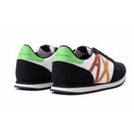 ARMANI EXCHANGE Logo Lace-Up XUX017 Sneakers - BLKGRN