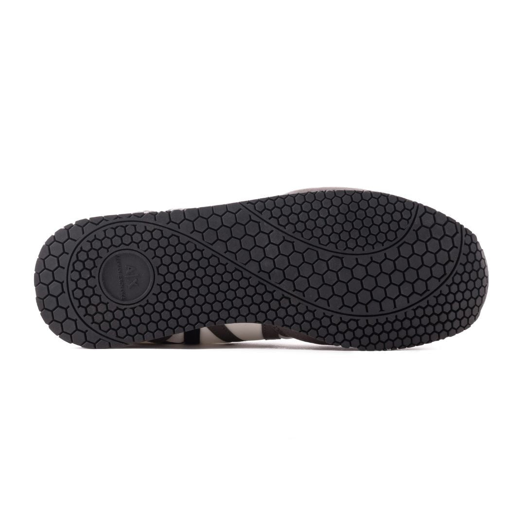 ARMANI EXCHANGE Logo Lace-Up XUX017 Sneakers - BLKGRY