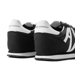 ARMANI EXCHANGE Logo Lace-Up XUX017 Sneakers - BLKWHT