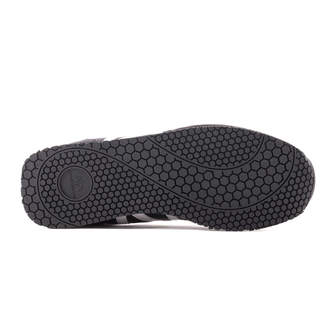 ARMANI EXCHANGE Logo Lace-Up XUX017 Sneakers - BLKWHT