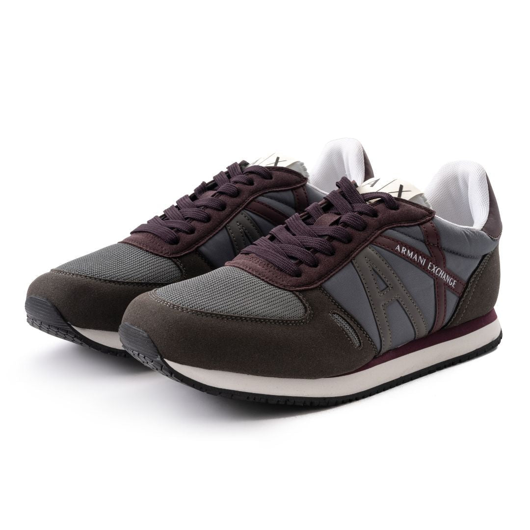 ARMANI EXCHANGE Logo Lace-Up XUX017 Sneakers - COFMRN