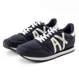 ARMANI EXCHANGE Logo Lace - Up XUX017 Sneakers - DRKNVY Shoes