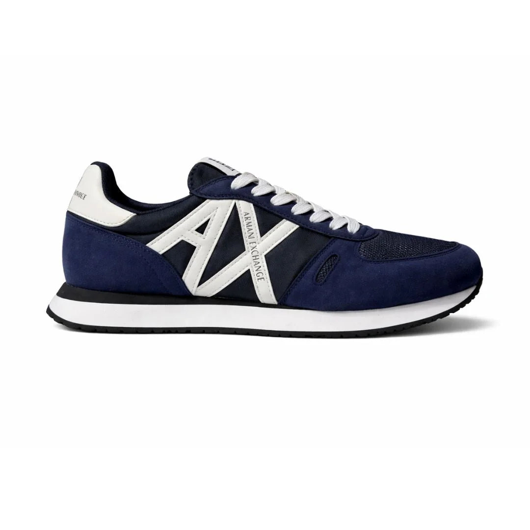 ARMANI EXCHANGE Logo Lace-Up XUX017 Sneakers - DRKNVY