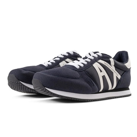 ARMANI EXCHANGE Logo Lace - Up XUX017 Sneakers - DRKNVY Shoes