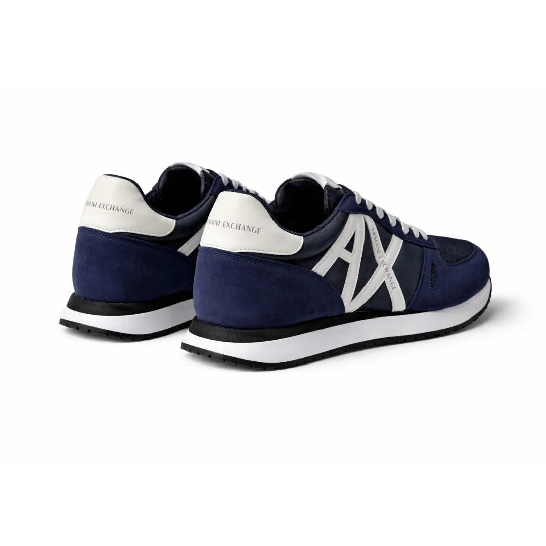 ARMANI EXCHANGE Logo Lace-Up XUX017 Sneakers - DRKNVY