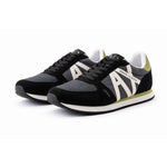 ARMANI EXCHANGE Logo Lace-Up XUX017 Sneakers - GRYGRN