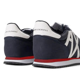 ARMANI EXCHANGE Logo Lace-Up XUX017 Sneakers - NVYRED - Navy/ Red / 40 - Shoes
