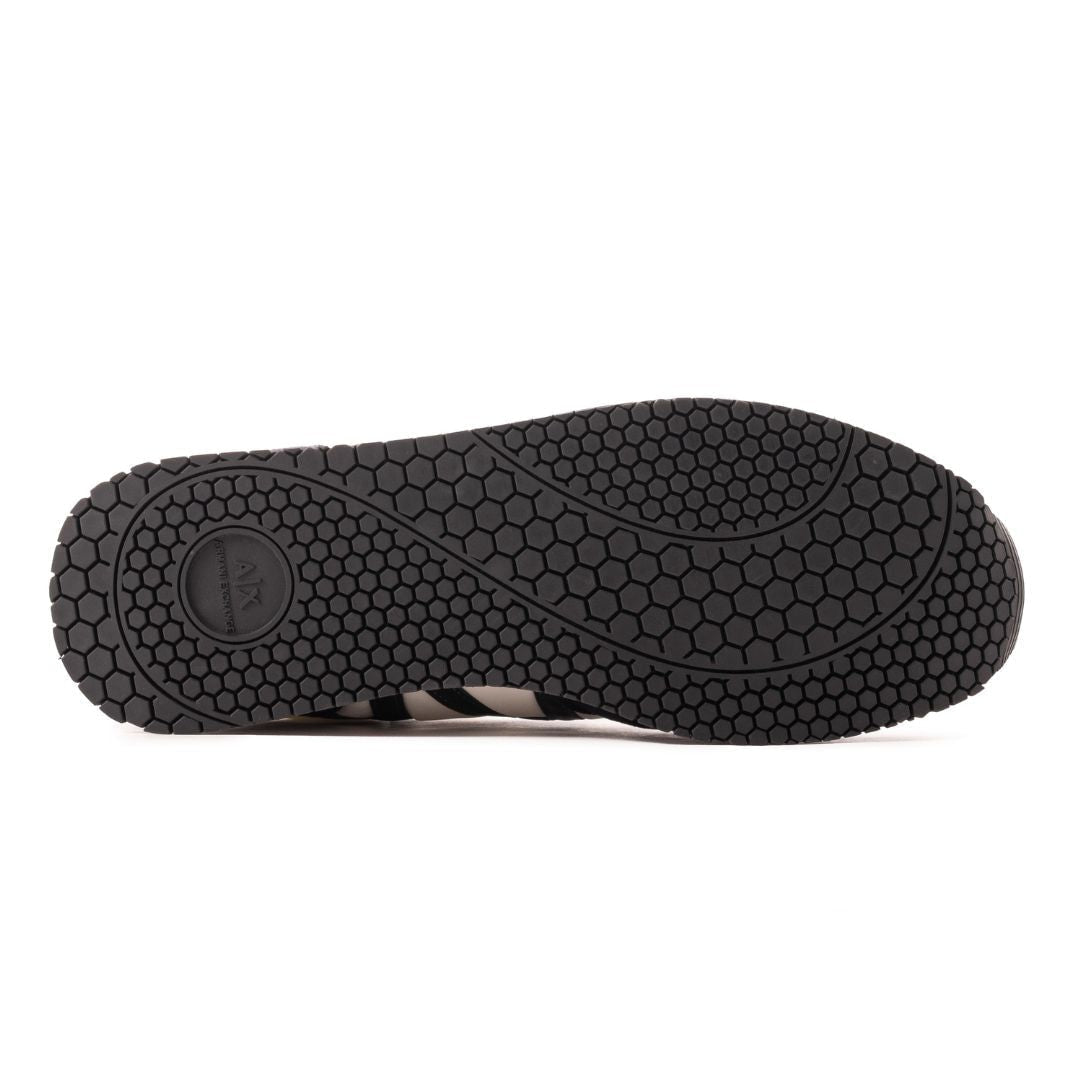 ARMANI EXCHANGE Logo Lace-Up XUX017 Sneakers - NVYWHT