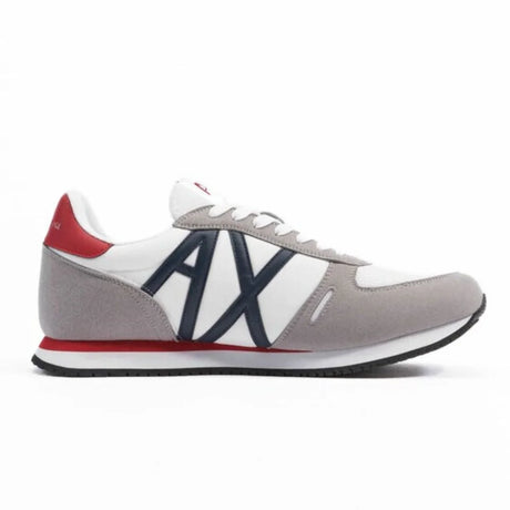 ARMANI EXCHANGE Logo Lace-Up XUX017 Sneakers - WHTGRY - Shoes