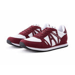 ARMANI EXCHANGE Logo Lace-Up XUX017 Sneakers - WHTMRN