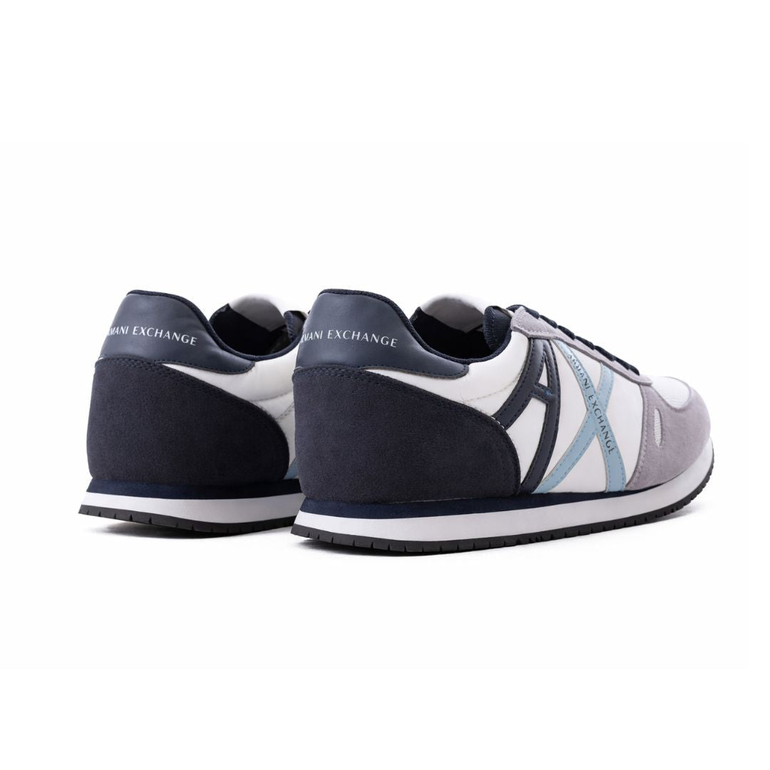 ARMANI EXCHANGE Logo Lace-Up XUX017 Sneakers - WHTSKY