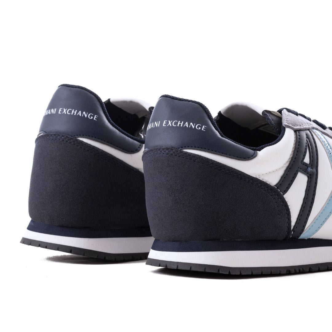 ARMANI EXCHANGE Logo Lace-Up XUX017 Sneakers - WHTSKY