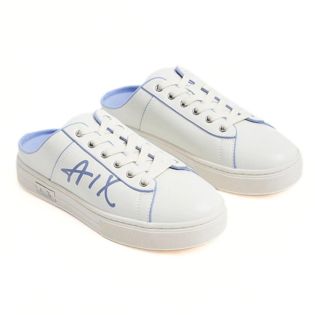 ARMANI EXCHANGE Logo Sneakers Women XDX112-WHTPRL - White / 40