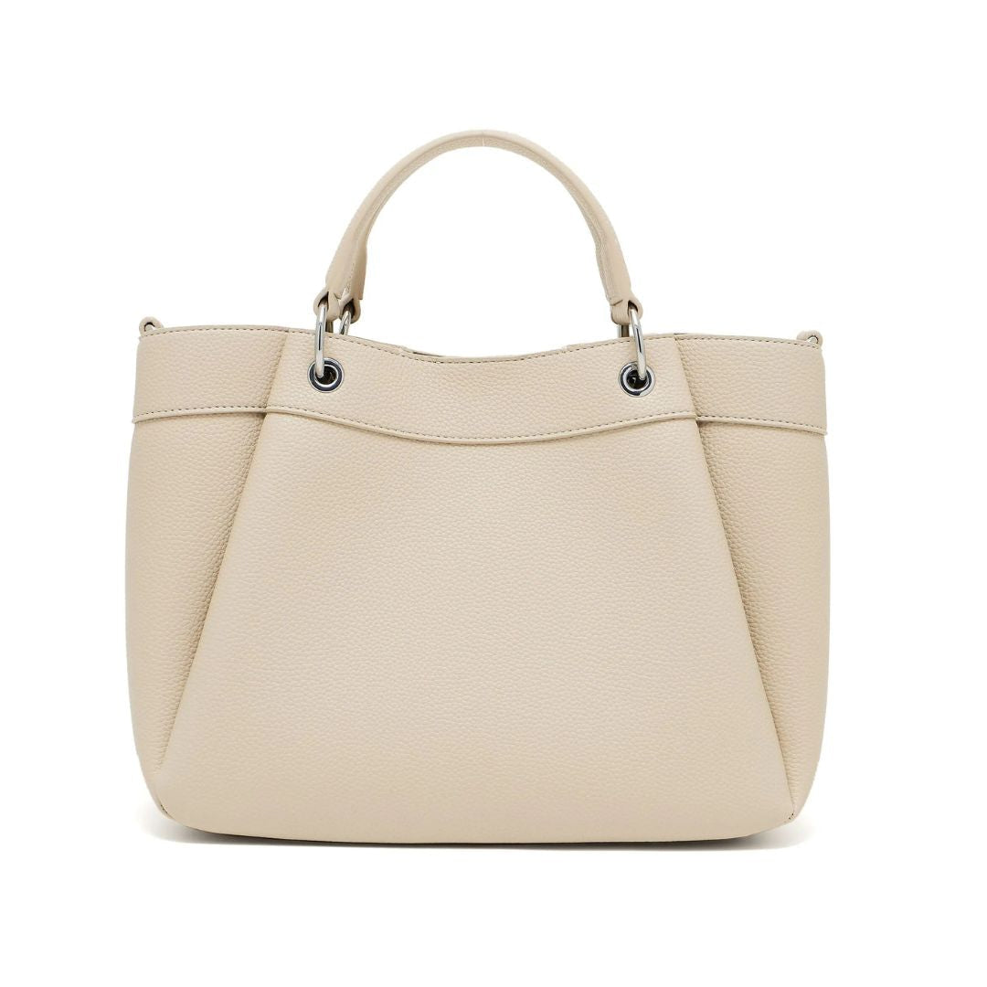 Armani Exchange Medium Top Handle Tote Bag Women - BEG - Beige