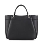 Armani Exchange Medium Top Handle Tote Bag Women - BLK - Black