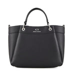 Armani Exchange Medium Top Handle Tote Bag Women - BLK - Black