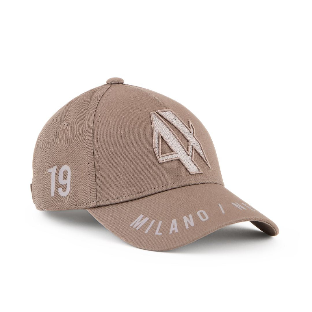 ARMANI EXCHANGE Milano New York Baseball Cap - Beige