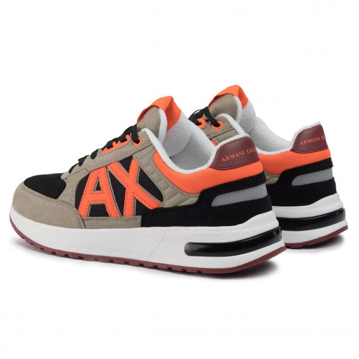 ARMANI EXCHANGE Multicolor Lace-Up XUX052 Sneakers - OLV - Shoes
