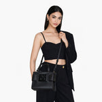 ARMANI EXCHANGE Natural Fabric Shopper Bag - BLK - Black